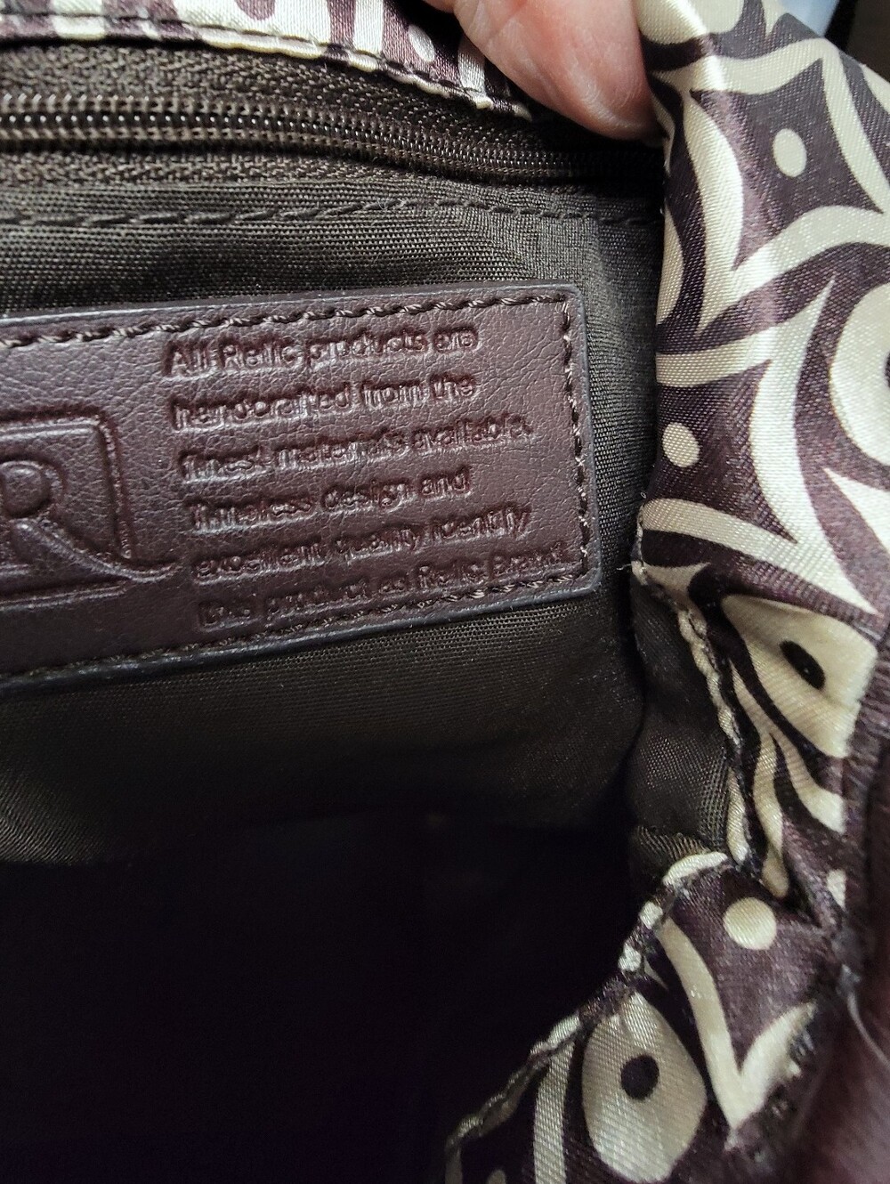Relic Dark Brown Crossbody Purse New with Tags - Picture 8 of 8